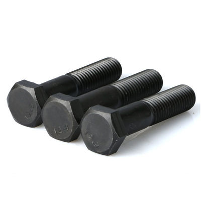 HDG Carbon Steel Hex Head Bolt 3/8 1/4 5/16 Manufacture Ansi Unc DIN 4.8 8.8 10.9 12.9
