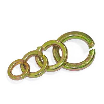 Automotive Industry DIN Standard Strength Open Spring Washer with Black Plated Finish