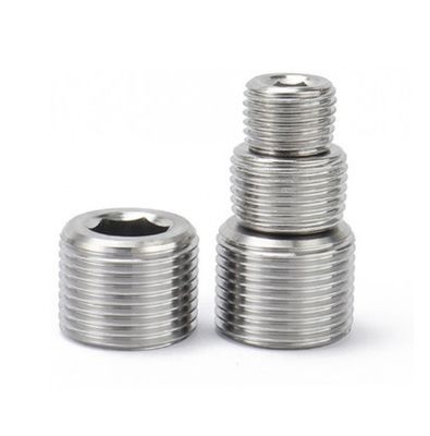 Plain Finish Hexagon Socket Pipe Plugs DIN906 for Building and Construction Projects