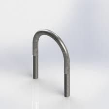 ZINC Finish Steel Strap DIN 3570 Hot Dip Galvanized U Bolts for Construction Projects