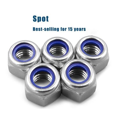 High Quantity Din 985 Hexagon Hex Black Nylon Lock Nut with Metric Measurement System