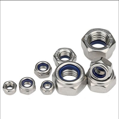 High Quantity Din 985 Hexagon Hex Black Nylon Lock Nut with Metric Measurement System