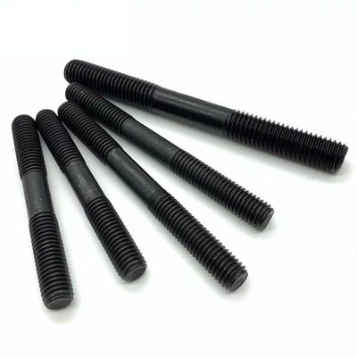 Carbon Steel Plain Direct Black Oxide DIN938 Stud Bolts Lead Screw with ZINC Finish