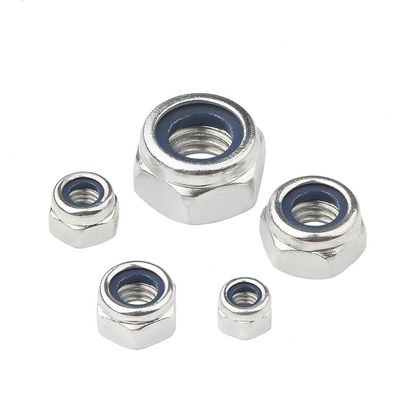 High Quantity Din 985 Hexagon Hex Black Nylon Lock Nut with Metric Measurement System