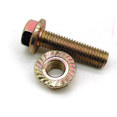 M19 M20 M21 Flange Bolt Grade 10.9/12.9 DIN6921 in Plain Finish for Secure Fastening