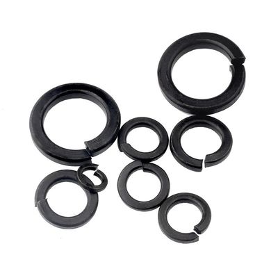 Black Finish Steel Flat Washer Level Thickened Open Spring Washer DIN127