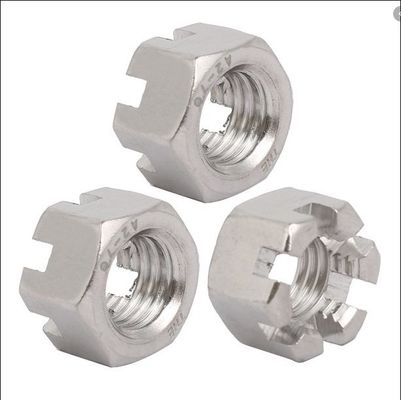 DIN935 Slotted Nut Hex Slotted Castle Nuts Grade 4.8/8.8/10.9/12.9Ect Standard DIN