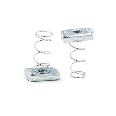 Zinc Plated M6 M8 M10 T Channel Spring Nut for Long Spring Strut in Metric Measurement System