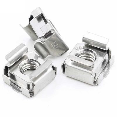 Metric Measurement System Stainless Steel Square Cage Nut Clip Nut for Brass Products