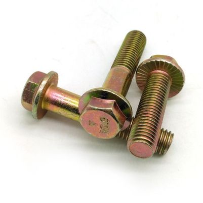 Titanium Hex Flange Bolt Length 3mm-500mm M3-M64 for Oil and Gas Industry