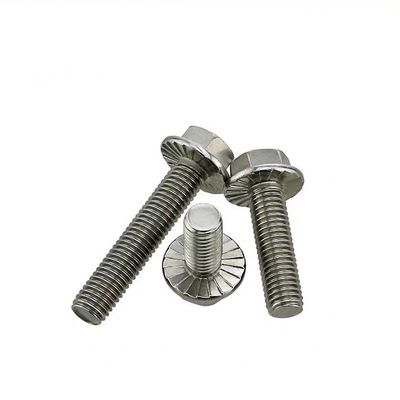 Titanium Hex Flange Bolt Length 3mm-500mm M3-M64 for Oil and Gas Industry