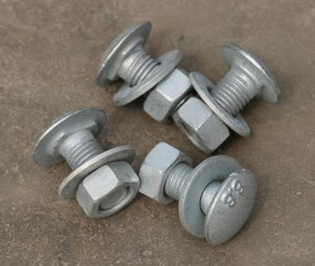 Hot Dipped Galvanised Round Head Guardrail Splice Bolt and Nut with ANSI Standard