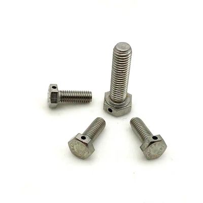 Hex Bolt With Hole For Cotter Pin In The Middle Head Or End M3-M100 DIN ANSI Standard