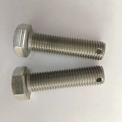 Hex Bolt With Hole For Cotter Pin In The Middle Head Or End M3-M100 DIN ANSI Standard