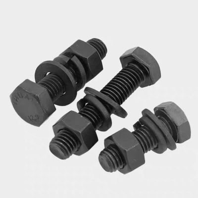 MM10-MM500 Plain Finish Hex Head Bolts Nuts and Washers from Handan DIN933 DIN931