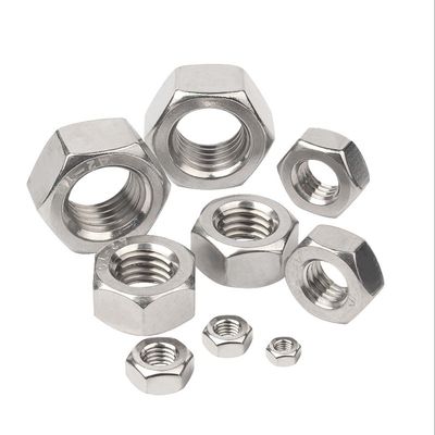 Carbon Steel Hex Head Nut M6 M8 M10 DIN934 for Building Construction Projects
