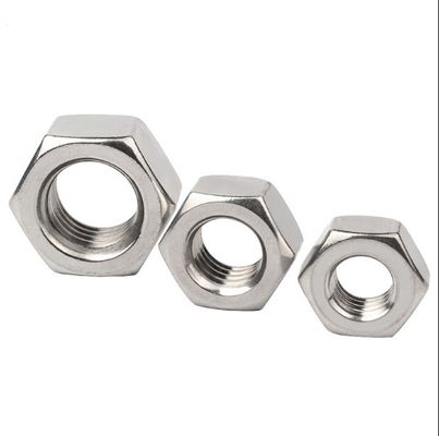 Carbon Steel Hex Head Nut M6 M8 M10 DIN934 for Building Construction Projects