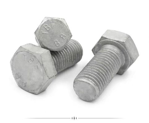 ISO9001 2008 Certified High Strength Hex Bolt Grade 8.8 DIN933 DIN931 Manufacture
