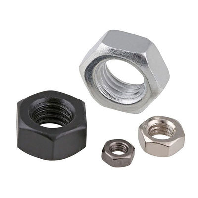 Metric Measurement Metric ISO Din Hexagon Nut with Zinc Plating Black DIN 934