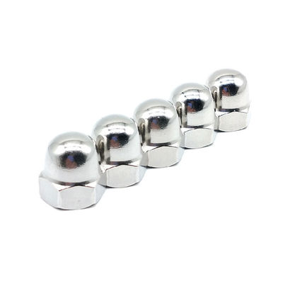 Metric Carbon Steel DIN 1587 Hexagon Flange Domed End Acorn Nuts M6 Dome Nut