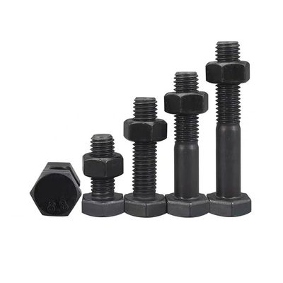 ZINC Finish 8.8 Grade Hex Bolts and Nuts M6-M36 M10 DIN933 934 for Industrial Demands