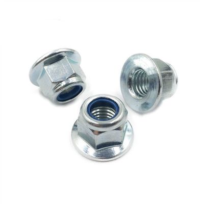 M2-M100 Hex Flange Nylock Nut Direct Supply Best with Zn HDG Black Plain Finish