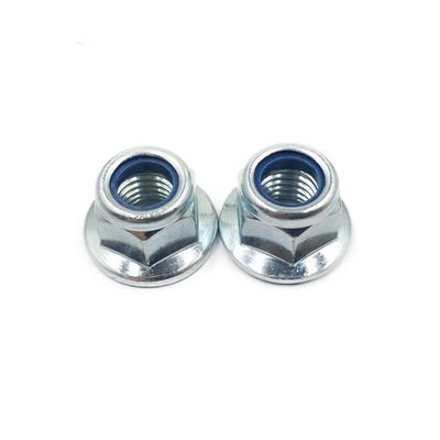 M2-M100 Hex Flange Nylock Nut Direct Supply Best with Zn HDG Black Plain Finish