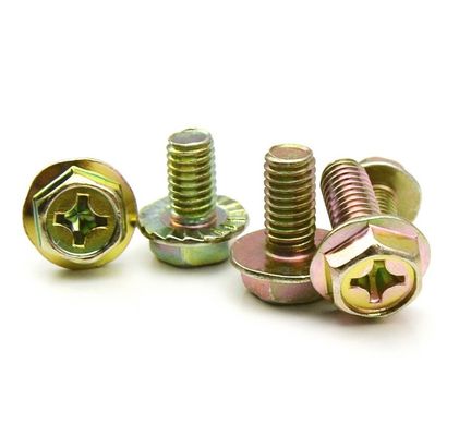 Direct Supply of DIN6921 Hex Flange Bolts with DIN Standard and ISO9001 Certificate