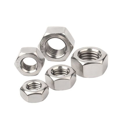 Yellow Zinc Plated Stainless Steel SS304 SS316 A2 A4 70 80 Hex Nut DIN934 Direct