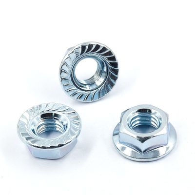 Metric Measurement System DIN 6923 Galvanized Hex Flange Nut With Bolt Accetable OEM