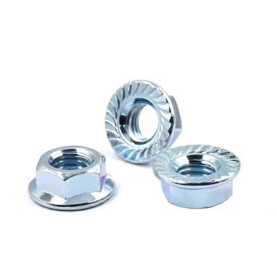 Metric Measurement System DIN 6923 Galvanized Hex Flange Nut With Bolt Accetable OEM
