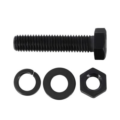 Made High Strength Grade 8.8 Hex Bolt And Nut Washer Heavy Hex Bolt with Black Finish