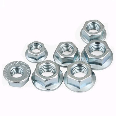 Metric Measurement System DIN 6923 Galvanized Hex Flange Nut With Bolt Accetable OEM