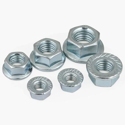 Metric Measurement System DIN 6923 Galvanized Hex Flange Nut With Bolt Accetable OEM