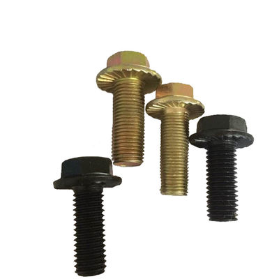 ISO9001 Certified Carbon Steel DIN 6921 Point Hex Flange Bolts for Various Industries