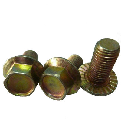 ISO9001 Certified Carbon Steel DIN 6921 Point Hex Flange Bolts for Various Industries