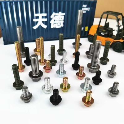 ISO9001 Certified Carbon Steel DIN 6921 Point Hex Flange Bolts for Various Industries
