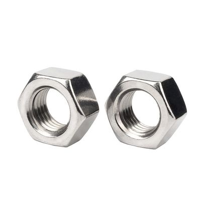 Automotive Industry Galvanized Stainless Steel Hexagon Head Nuts DIN934 10b21 M4-M52