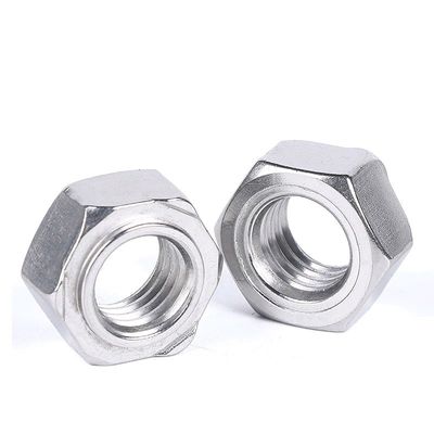 Automotive Industry Galvanized Stainless Steel Hexagon Head Nuts DIN934 10b21 M4-M52
