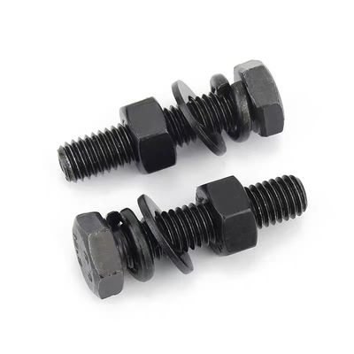 DIN933 Hex Bolt and Nut with Washer All Standard Thread Sizes Customized by Perno Steel