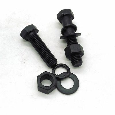 DIN933 Hex Bolt and Nut with Washer All Standard Thread Sizes Customized by Perno Steel
