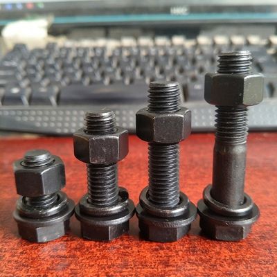 DIN933 Hex Bolt and Nut with Washer All Standard Thread Sizes Customized by Perno Steel