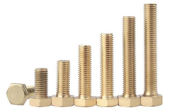 Grade 4.8 DIN standard brass connector bolt nut electrical with and standard