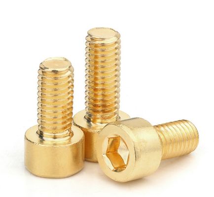 Grade 4.8 DIN standard brass connector bolt nut electrical with and standard