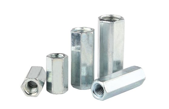 ISO9001 Certified Connector Nut with Thickened Outer Hexagon and Extended Length