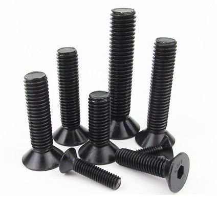 Black Finish DIN 7991 Countersunk Hexagon Socket Bolt with Customer Requirements