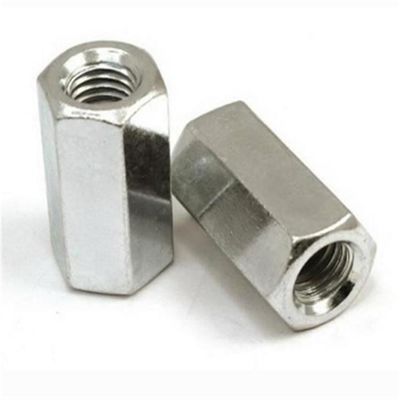 Lead Screw Connection Extended Round Nut DIN6334 with Plain Finish Grade 8.8/10.9/12.9