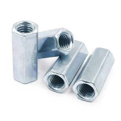 Lead Screw Connection Extended Round Nut DIN6334 with Plain Finish Grade 8.8/10.9/12.9