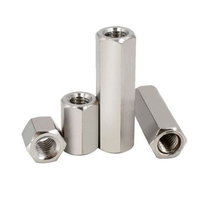 Lead Screw Connection Extended Round Nut DIN6334 with Plain Finish Grade 8.8/10.9/12.9