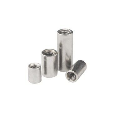 Lead Screw Connection Extended Round Nut DIN6334 with Plain Finish Grade 8.8/10.9/12.9
